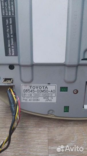 Магнитола Тойота Альфард