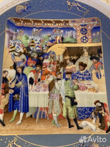 Тарелка Лимож D'arceau-limoges коллекционная