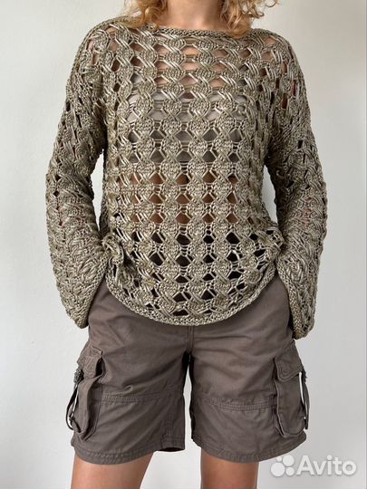 Новый свитер ручной работы y2k