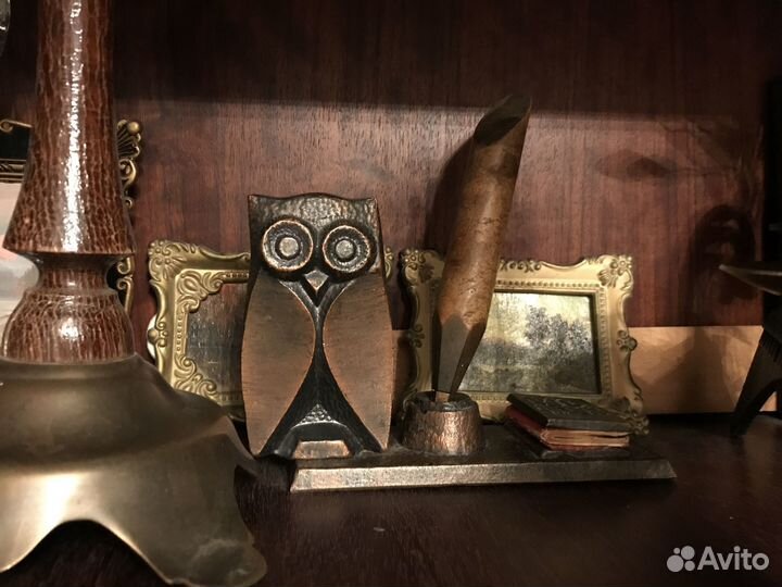 Подсвечник латунь СССР винтаж