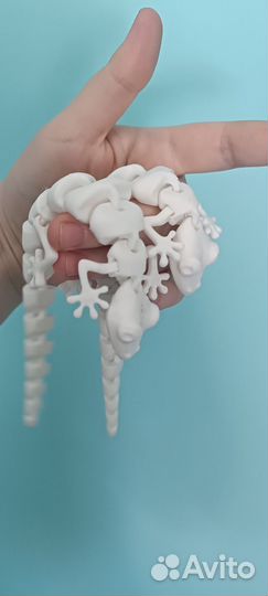 Ящерка подвижная на 3Д принтере