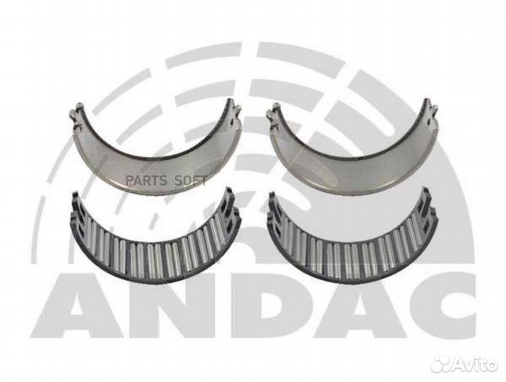 Andac 081010129 Подшипник суппорта 2шт (knorr SN6