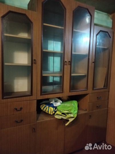 Стенка c зеркалами, 3 секции бу