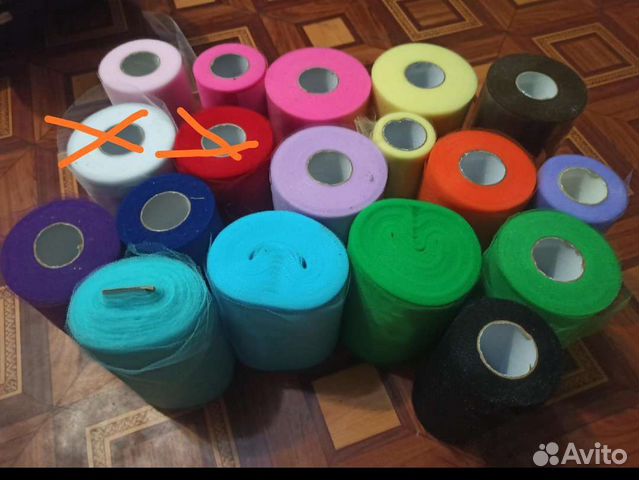 Фатин в шпульках