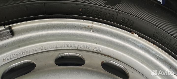 Комплект зимних колес 215/55 r16