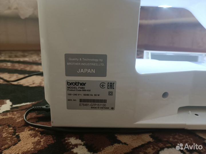 Швейно вышивальная машина brother innov-is F480
