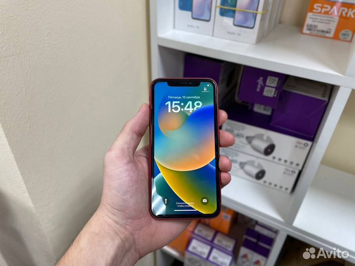 Смартфон iPhone 11 128gb RED акб-92 (Лн18)