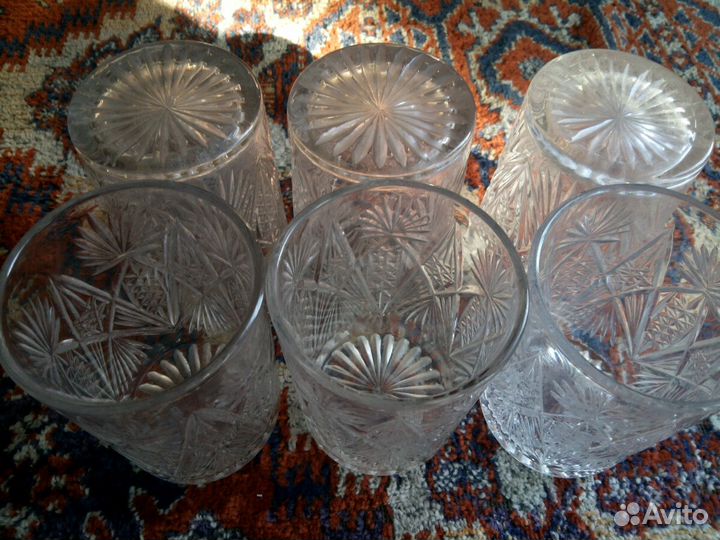 Стаканы хрустальные ссср, 60-70-е