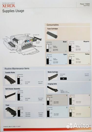 Цветной лазерный принтер a3