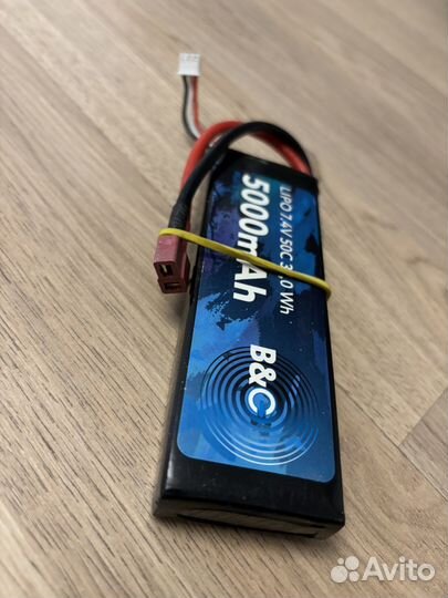 Аккумулятор lipo 2s, 5000 mAh