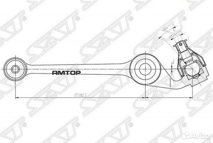 SAT ST-48068-97401 Рычаг FR нижний toyota duet/dai