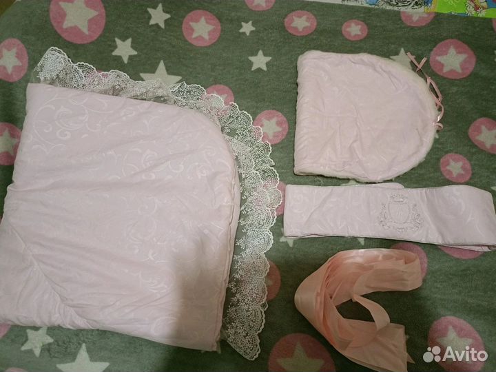 Конверт на выписку зимний для девочки