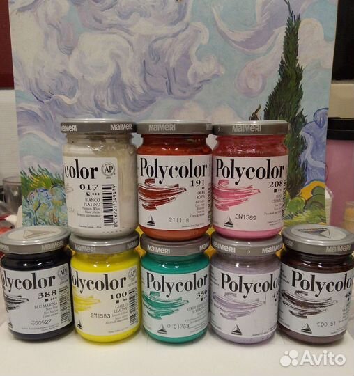 Акриловая краска Polycolor
