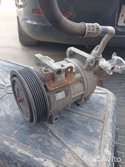 Компрессор кондиционера Пежо Citroen двигатель EP6