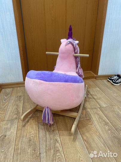 Детская игрушка качалка лошадка