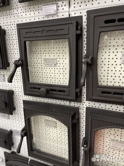 Дверка топочная со стеклом