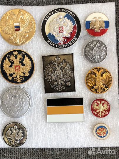 Орёл герб флаг ри и РФ