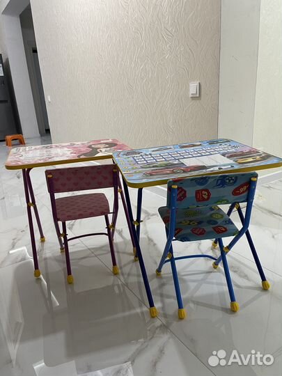Стол со стулом детский