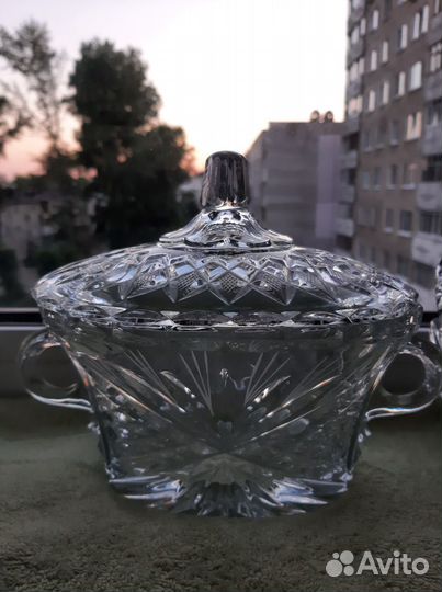 Посуда из хрусталя СССР