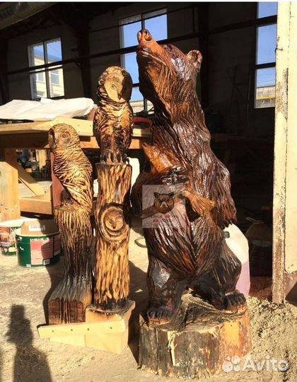 Резные фигуры