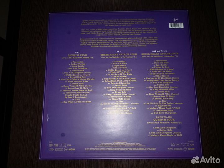 Queen Live AT Rainbow '74 Super Deluxe Box Japan