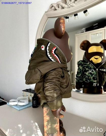 Коллекционная игрушка bearbrick 70 см bape (Арт.95