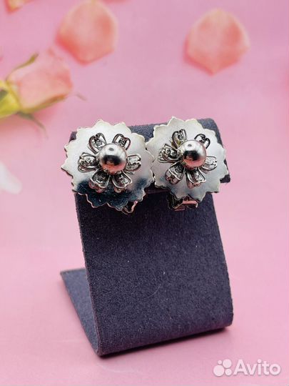 Винтажные клипсы 70 гг США К10 Д