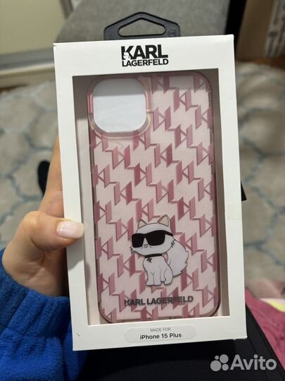 Чехол на iPhone 15 plus (14 plus) Karl Lagerfeld