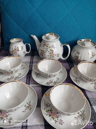 Чайный сервиз Дулево времён СССР