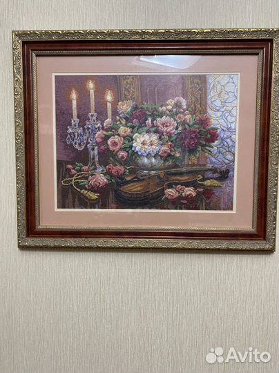 Картина вышитая крестом dimensions