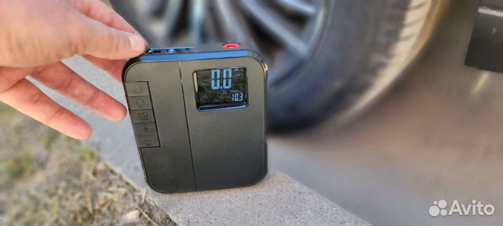 Автомобильный насос 2в1 аккумулятор прикуриватель