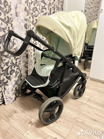 Коляска 2 в 1 Camarelo Tisso, TIS-04 (Фисташковый)