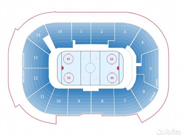 Билеты на хоккей Локомотив - Адмирал