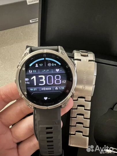 Часы Garmin Fenix 8 Amoled Sapphire 47 mm