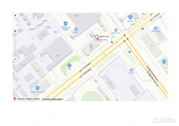 Фара противотум. левая Mazda 3 Седан (Sport) 07