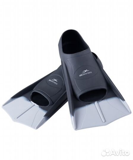 Ласты тренировочные Pooljet Black/Grey, S