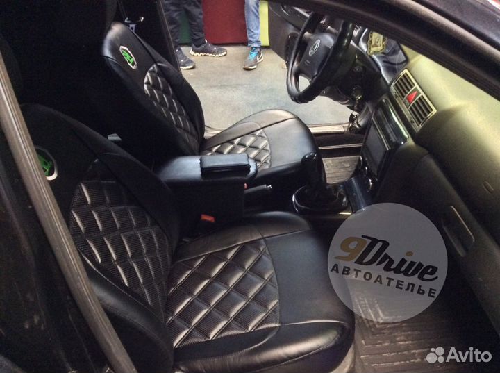 Авточехлы с логотипом на Шкоду