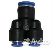 Фитинг тройник д. 8*8*12 пвх Y-образный
