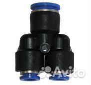 Фитинг тройник д. 8*8*12 пвх Y-образный