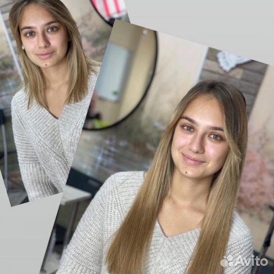 Ленточное и Капсульное наращивание волос