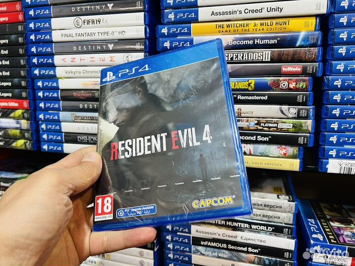 Resident evil 4 remake ps4 диск новый