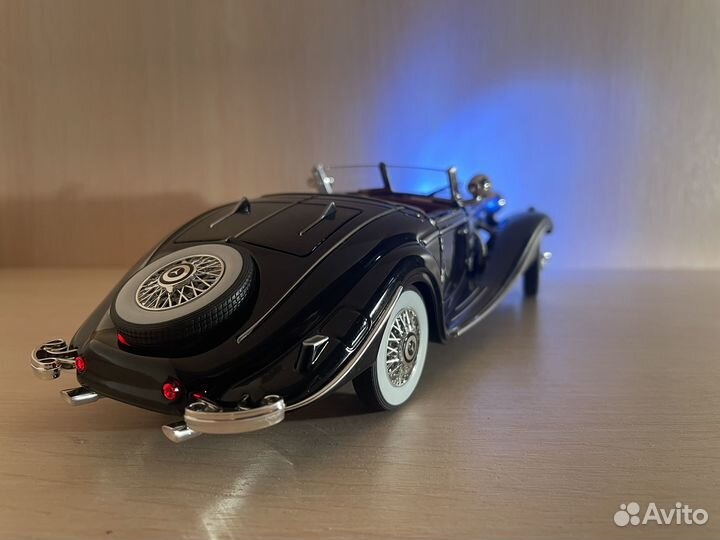 Коллекционная машинка Mercedes Benz 500K 1:24