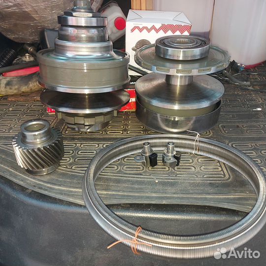 Конуса, ремень, пром. шестерня, парк. шток от К111