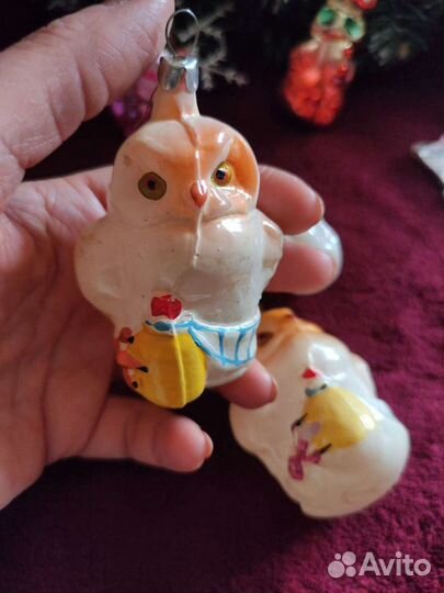 Новогодние ёлочные игрушки СССР