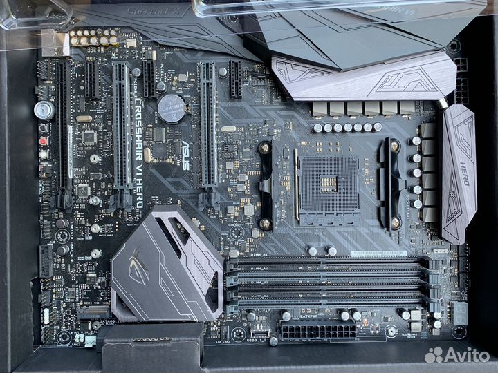 Материнская плата асус x370