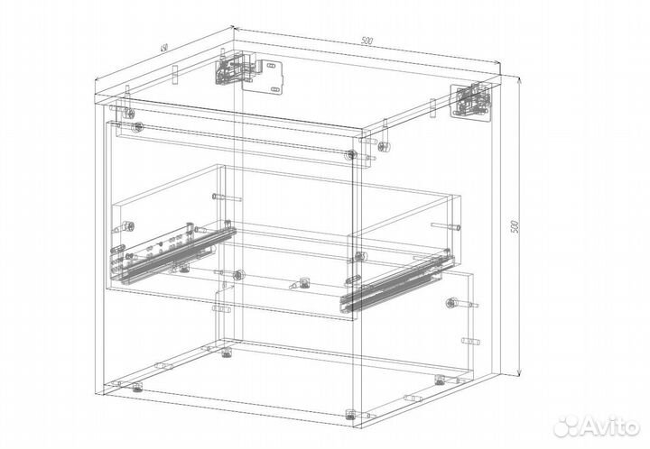Тумба подвесная под раковину