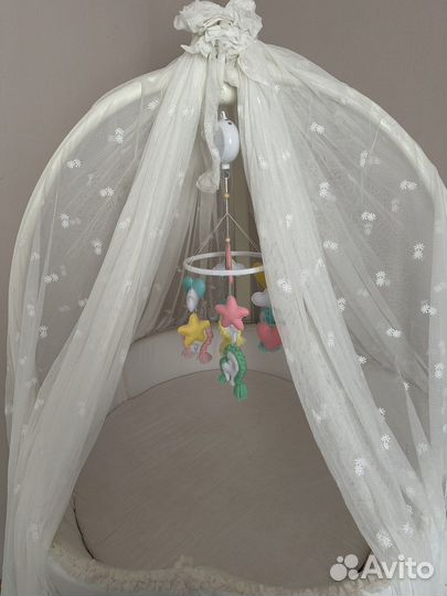 Шикарная колыбель bebe luxury halley из дуба