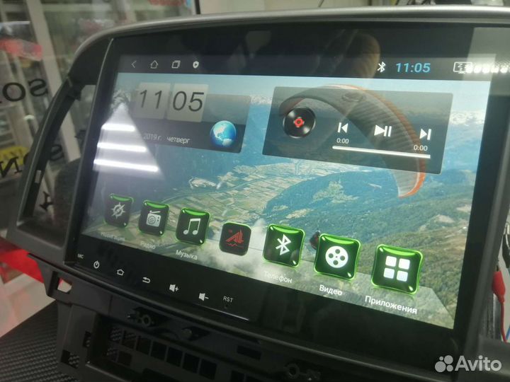 Штатная Магнитола на Лансер 10