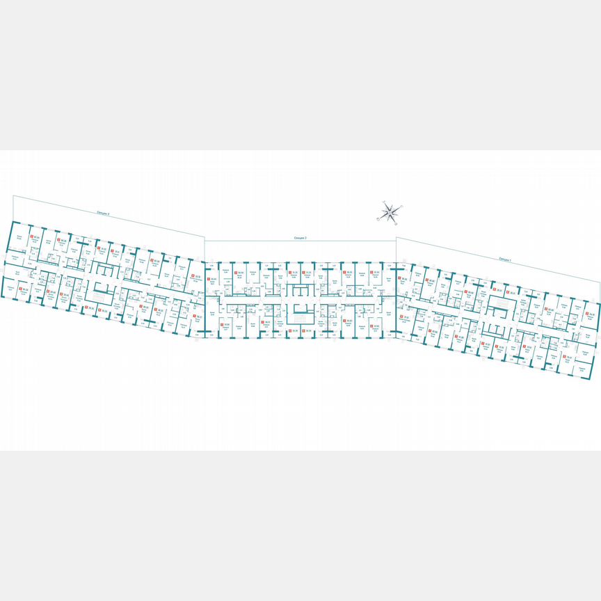 2-к. квартира, 62,5 м², 5/18 эт.