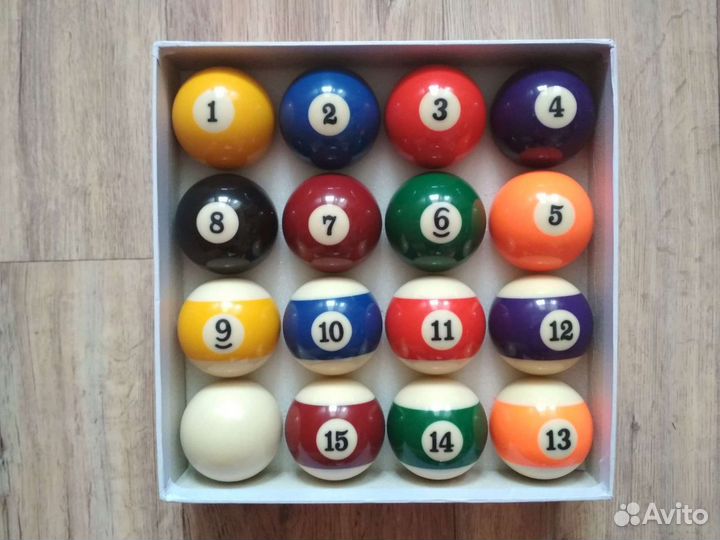 Шары для бильярда, новые